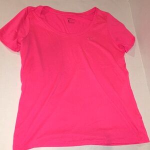 Nike Athletic Tee | Pink Running Top | Size M